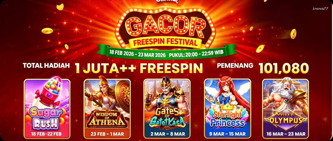 Login inova77 Sekarang Bonus Melimpah